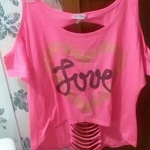 Hot pink tank